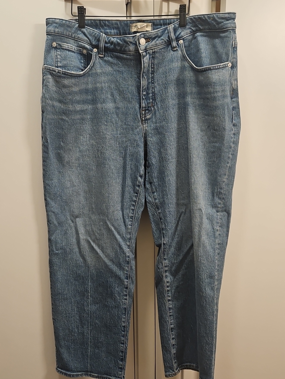 Madewell Women's Curvy 90's Straight Vintage Wash Jeans